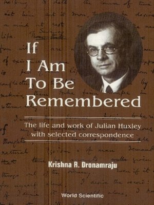 cover image of If I Am to Be Remembered